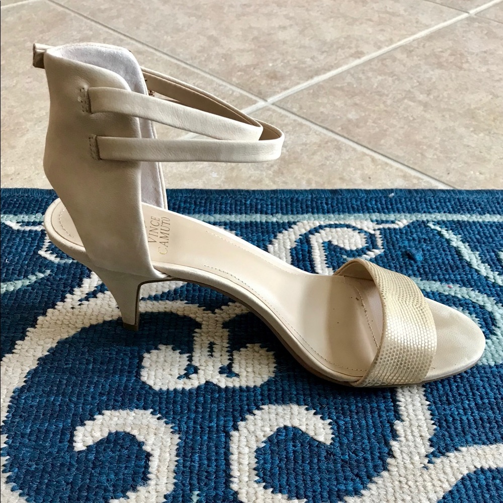 Cream heels